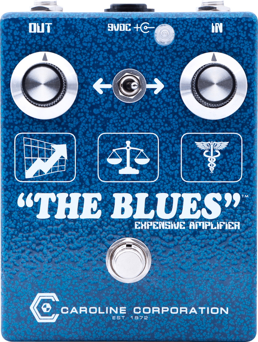 blues fuzz pedal Caroline Guitar Co. The Blues – Fuzz n Buzz