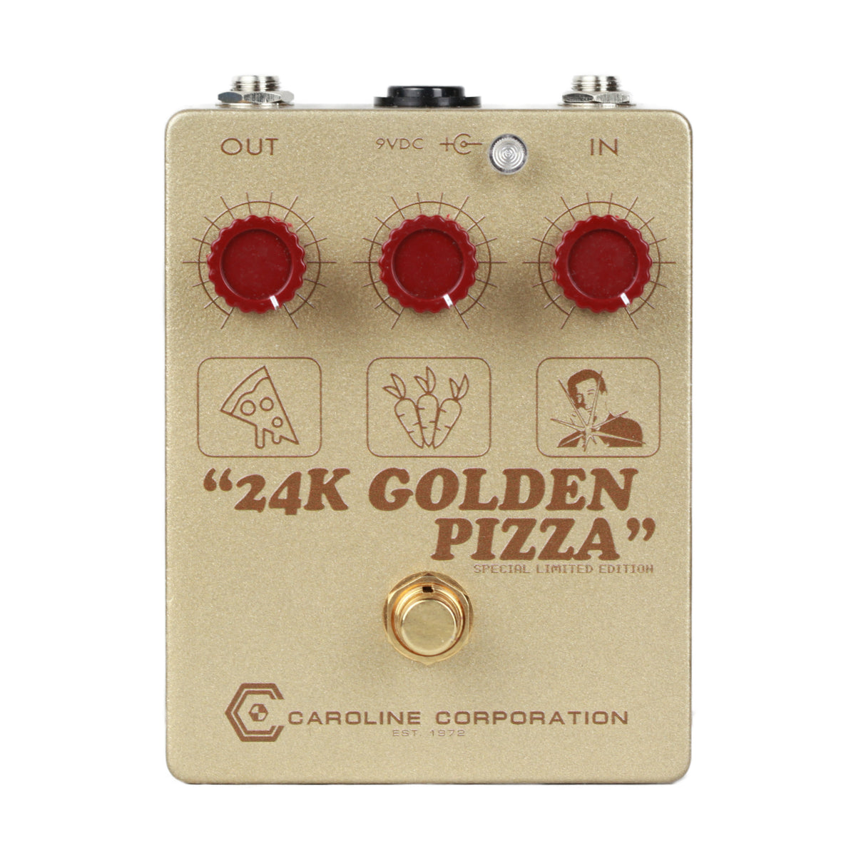 Caroline Guitar Co. 24K Golden Pizza Special Edition