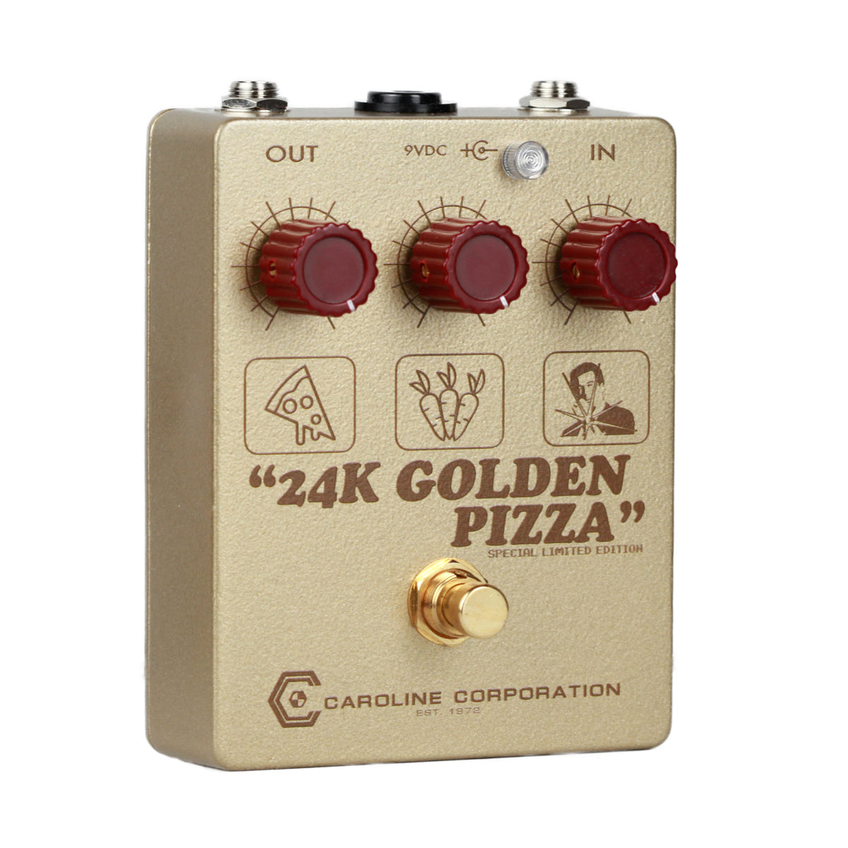 Caroline Guitar Co. 24K Golden Pizza Special Edition