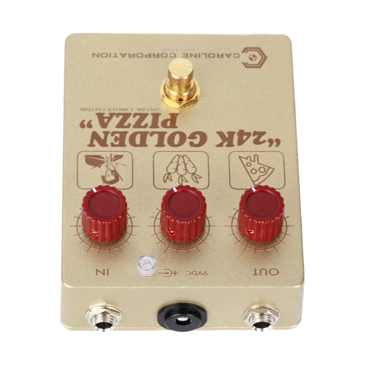 Caroline Guitar Co. 24K Golden Pizza Special Edition