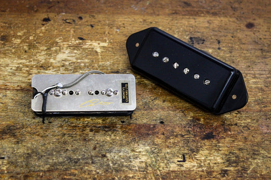 Monty's guitars Full Monty P90 Pickup - Neck - Dog Ear - Black