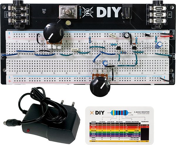 Coppersound Pedals DIY Cir-Kit Breadboard Bundle - Silicon Fuzz