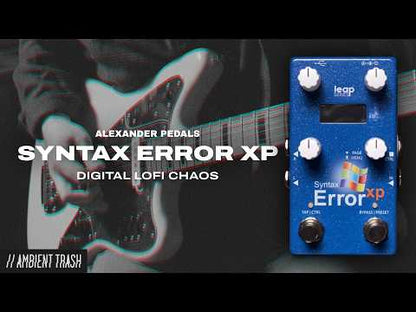 Alexander Pedals Syntax Error XP